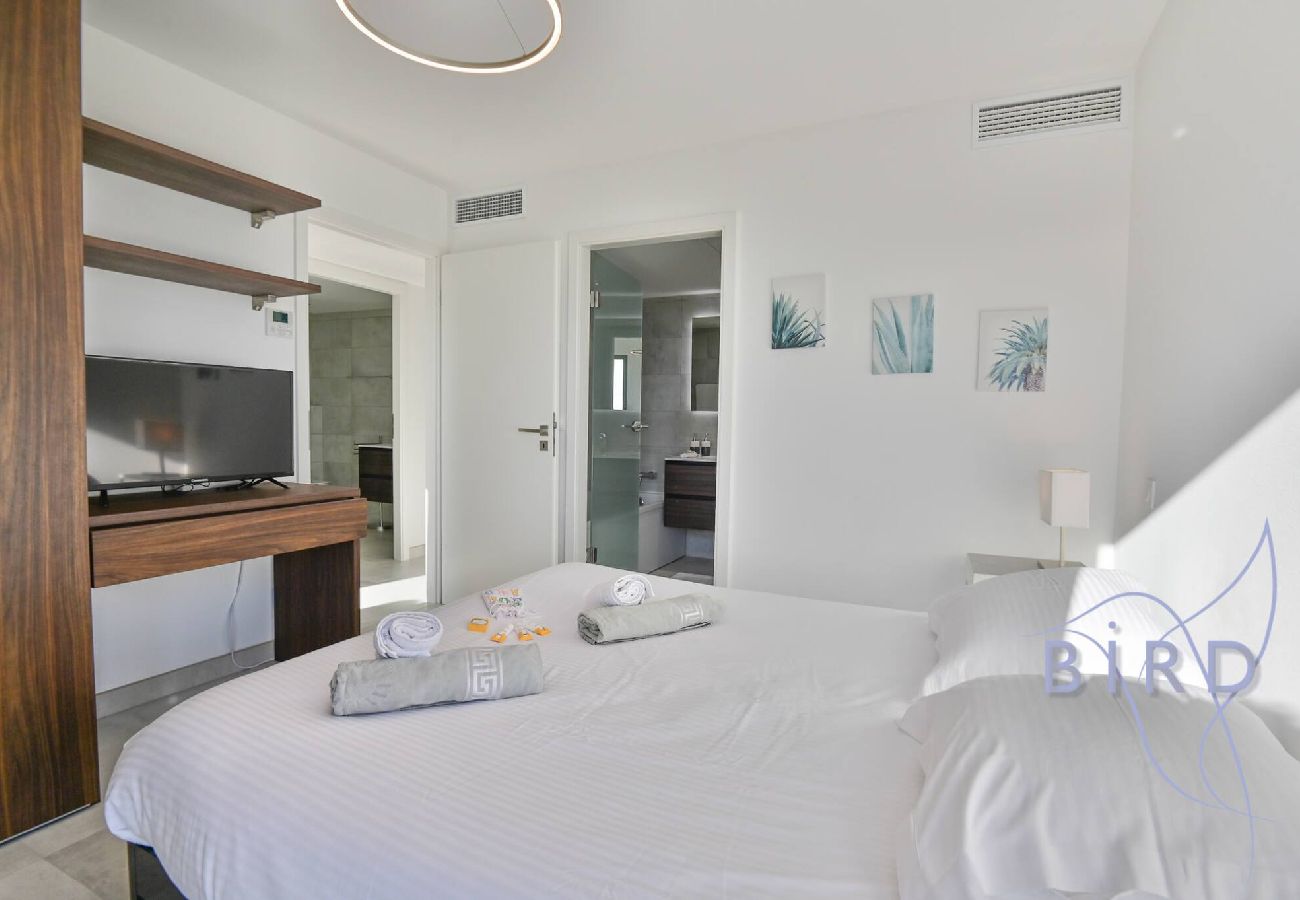 Villa in Cagnes-sur-Mer - Contemporary Villa Pool and Sea View 