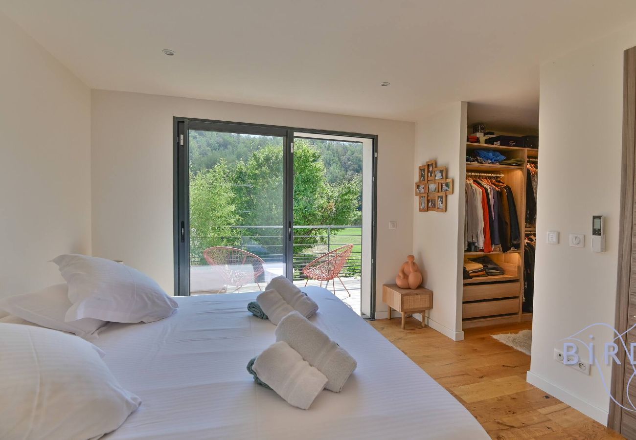Villa in Pégomas - Beautiful contemporary 200m pool riverside 