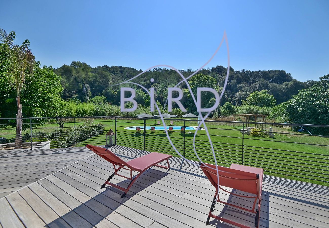 Villa in Pégomas - Beautiful contemporary 200m pool riverside 