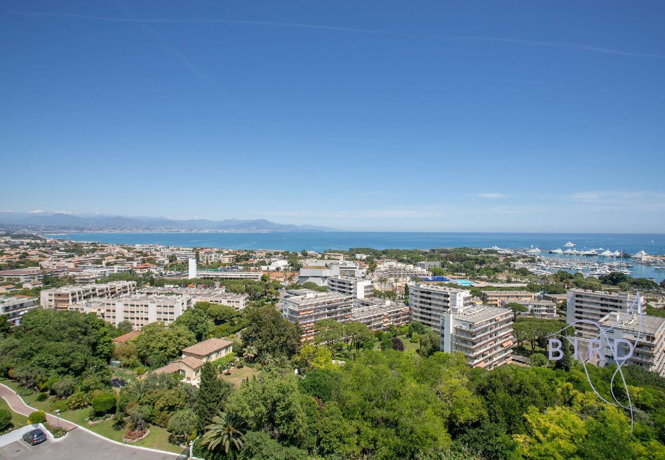 Apartment in Antibes - Smart flat in Antibes sea view AC parking 
