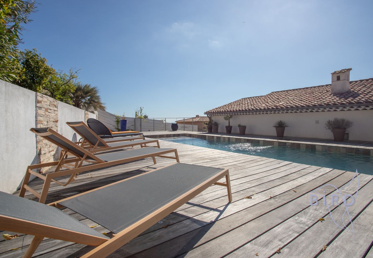 Villa in Vallauris - Luxury villa with hot pool and panoramic sea view 