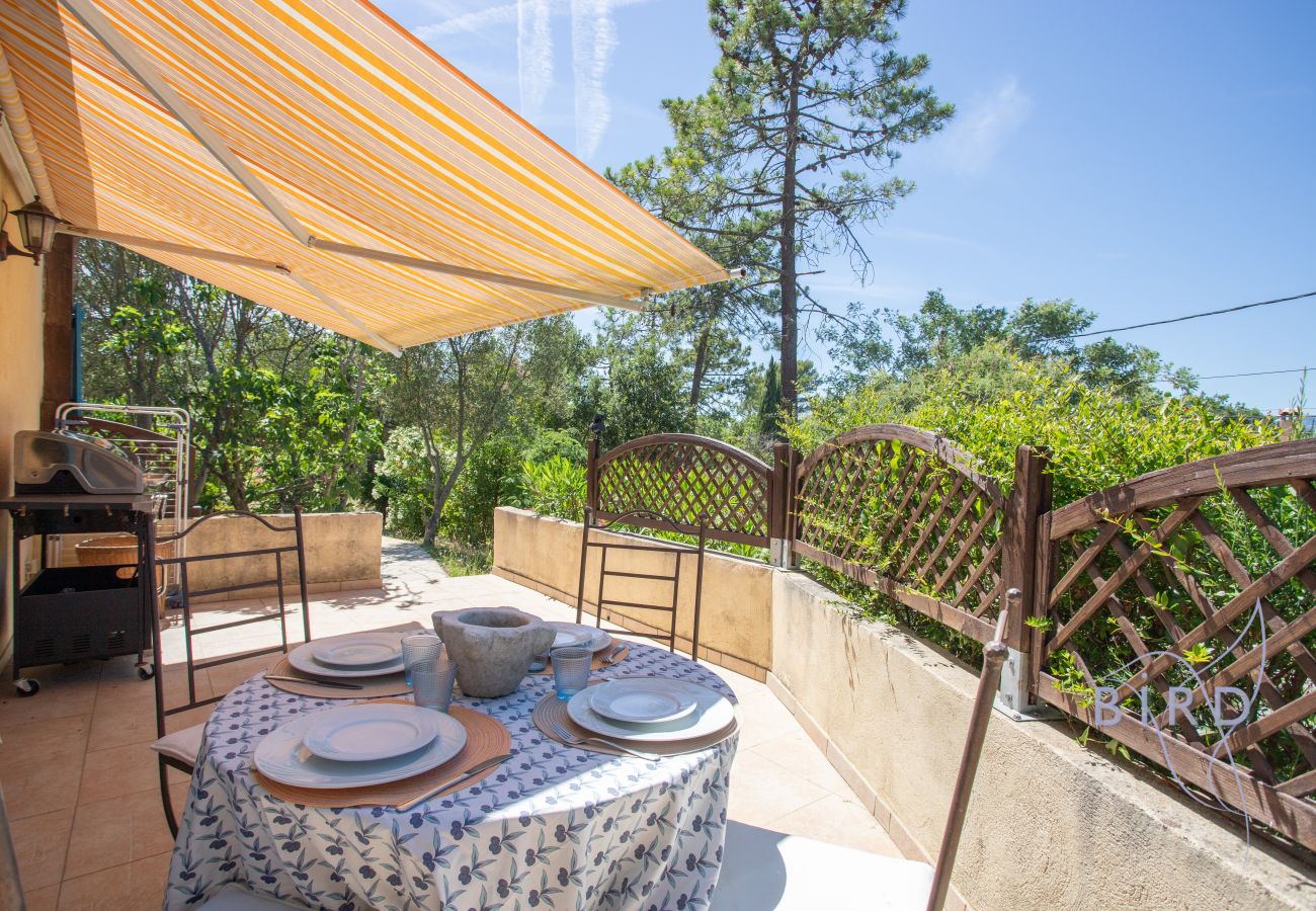 House in Saint-Paul-en-Forêt - Charming air-conditioned cottage with swimming pool