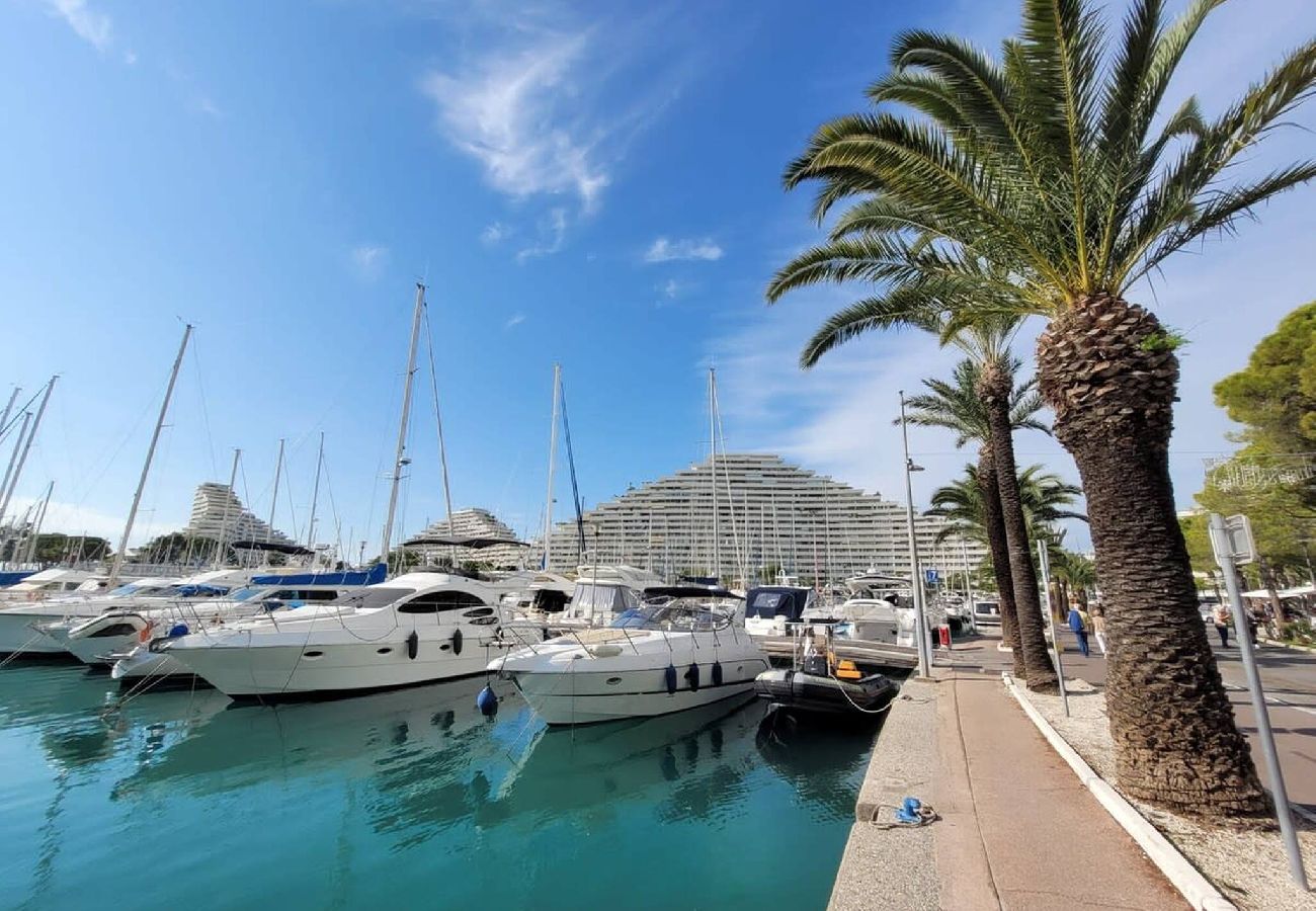 Studio à Villeneuve-Loubet - Charmant studio Marina baie des Anges 
