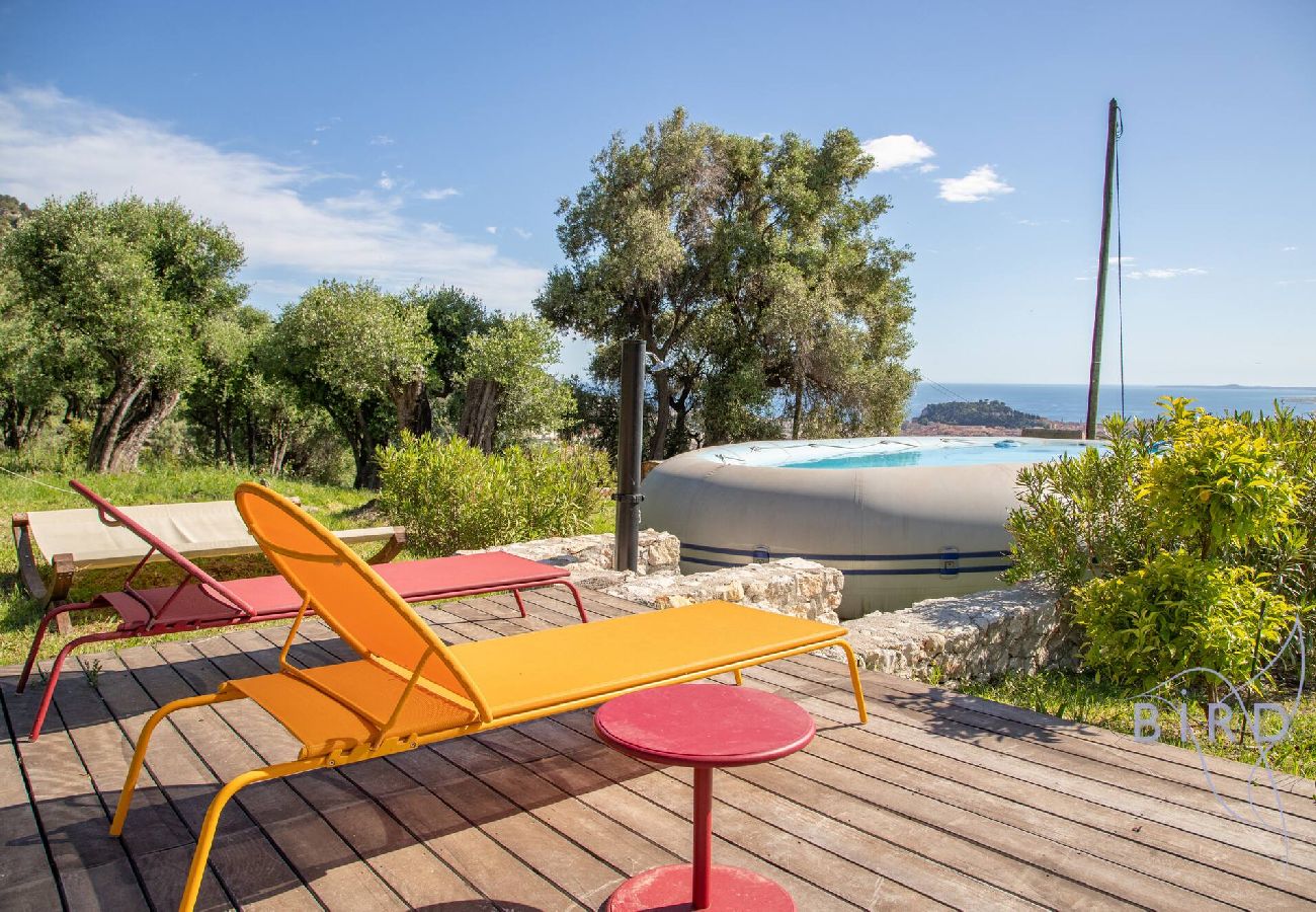 Villa à Nice - Villa Bonnard Hauteurs Niçoises vue Mer Piscine 
