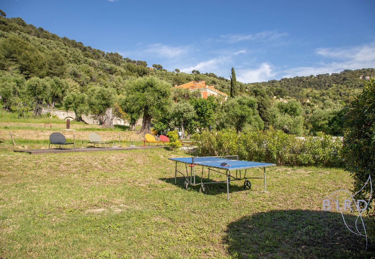Villa à Nice - Villa Bonnard Hauteurs Niçoises vue Mer Piscine 