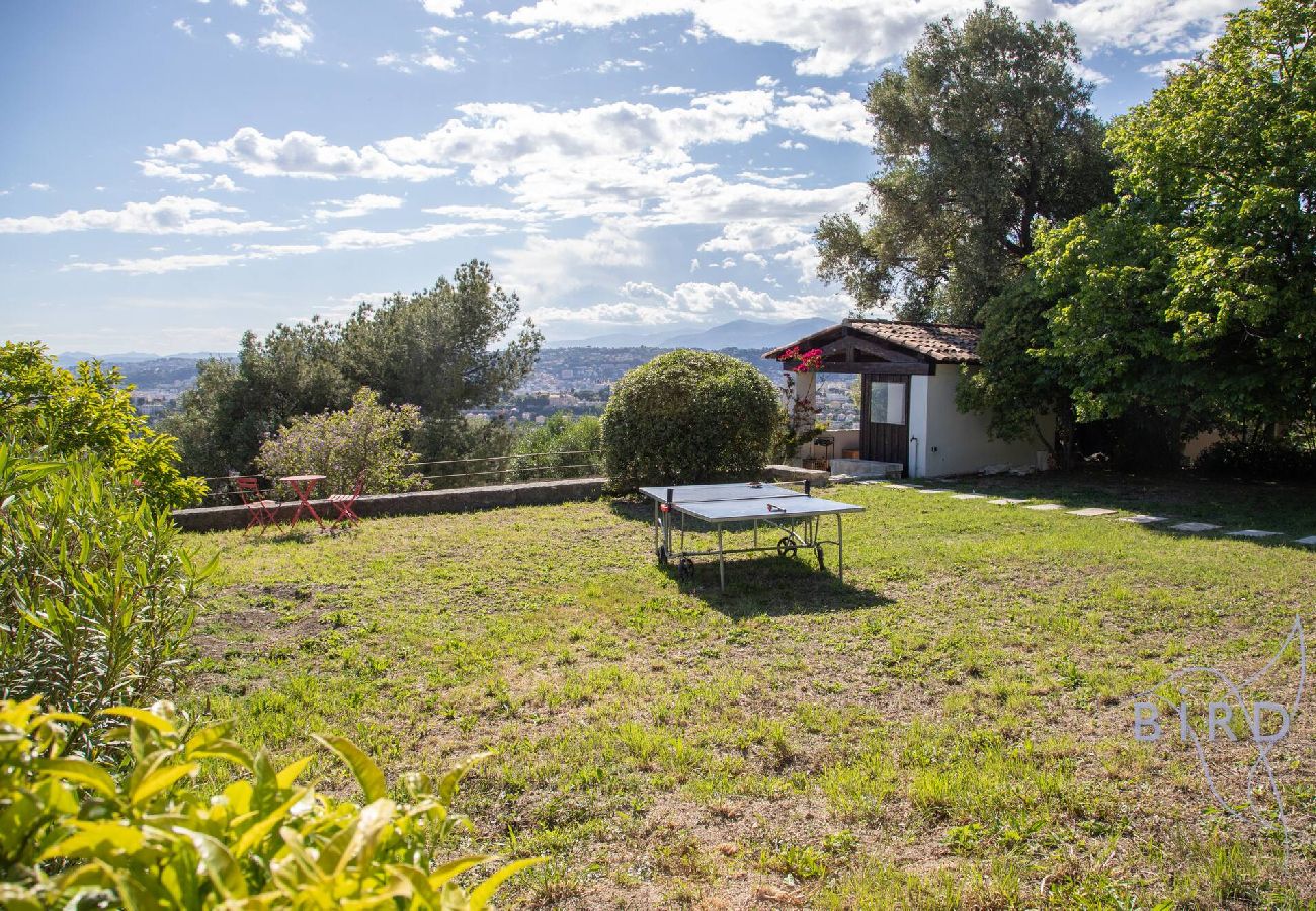 Villa à Nice - Villa Bonnard Hauteurs Niçoises vue Mer Piscine 