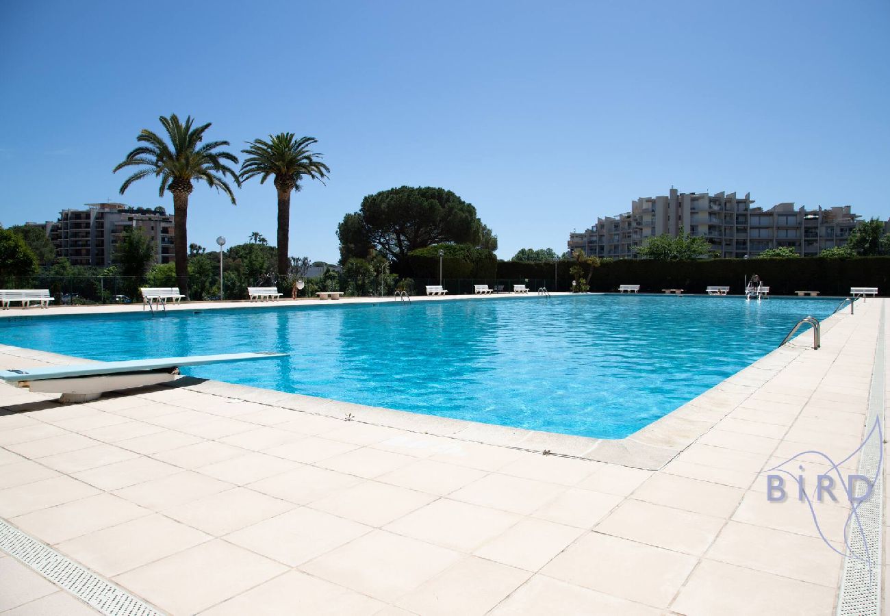 Studio à Mandelieu-la-Napoule - Elegant Studio Vue Marina Mer Et Esterel Piscine 