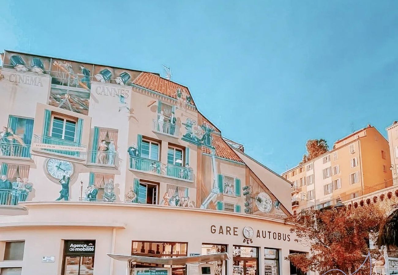 Appartement à Cannes - Cosy appartement rénové avec vue mer 