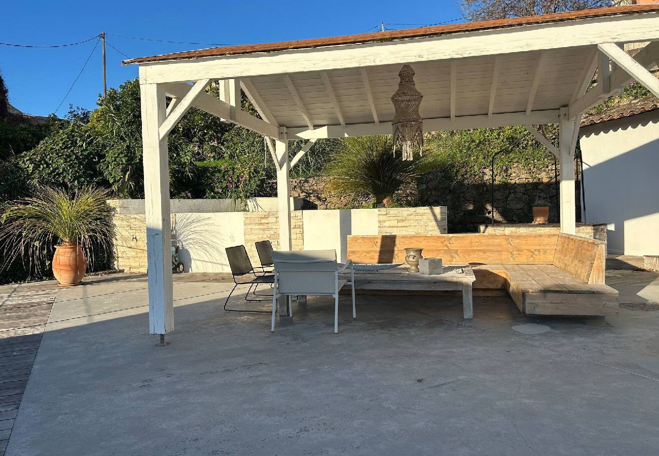 Villa à Vallauris - Villa Vue Mer Piscine Chauffée Élégance Calme 